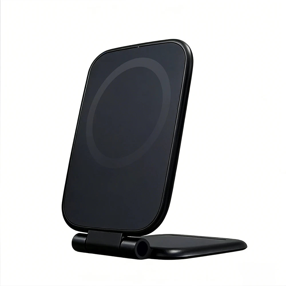 2026 New Dual Car Magnetic For Magsafe Phone Holder Foldable Anti-shake Navigation Vehicle Mounted Mobile Stand Ultra thin